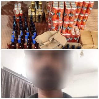 पूर्णिया बिहार 14 अप्रैल25" 317.30 लीटर विदेशी शराब के साथ एक अभियुक्त गिरफ्तार।