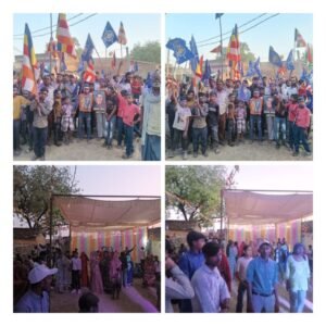 हमीरपुर 14अप्रैल 25डॉक्टर भीमराव अंबेडकर पर विशाल सोभा यात्रा