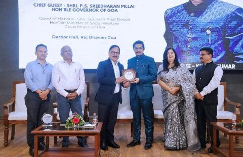 गोवा15अप्रैल25*बालगंधर्व कला अकादमी के संचालक गोवा सरकार द्वारा प्रतिष्ठित पुरस्कार से सम्मानित*