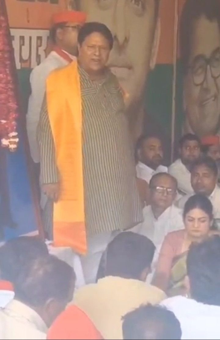 आगरा15अप्रैल25 :राणा सांगा पर विवादित बयान देने वाले सपा राज्यसभा सांसद