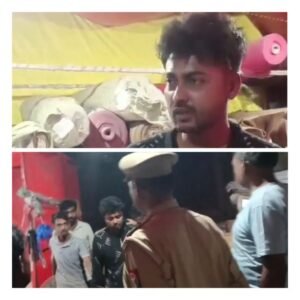 प्रतापगढ़।15अप्रैल25 *गोदाम में चोरी करते युवक को पकड़ा,पुलिस को सौंपा