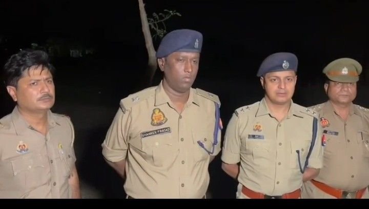 बुलंदशहर18अप्रैल25- ट्रैक्टर चोर भवनेश उर्फ अंकुर से पुलिस की मुठभेड़। बुलंदशहर18अप्रैल25- ट्रैक्टर चोर भवनेश उर्फ अंकुर से पुलिस की मुठभेड़।