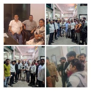 आगरा 17/04/2025 समय रात के 11:30 पर मुकदमा पंजीकृत करवाया