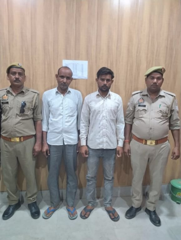 मथुरा 22 अप्रैल 25*थाना राया पुलिस द्वारा 02 वारण्टी अभियुक्तों को किया गिरफ्तार ।*