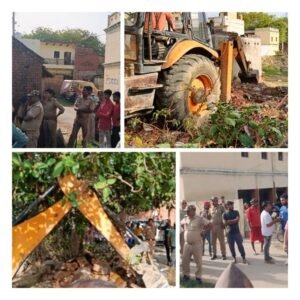 मिर्जापुर:22 अप्रैल 25 *करवाई से अवैध कब्जा की नीयत रखने वालों में हड़कंप*