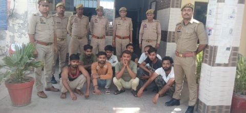 मथुरा22अप्रैल25* दो पक्षों द्वारा शांति भंग करने वाले 09 नफर अभियुक्तगण गिरफ्तार*