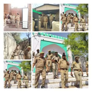 मथुरा23 अप्रैल 25*भ्रमण व निरीक्षण  श्रीकृष्ण जन्मभूमि*