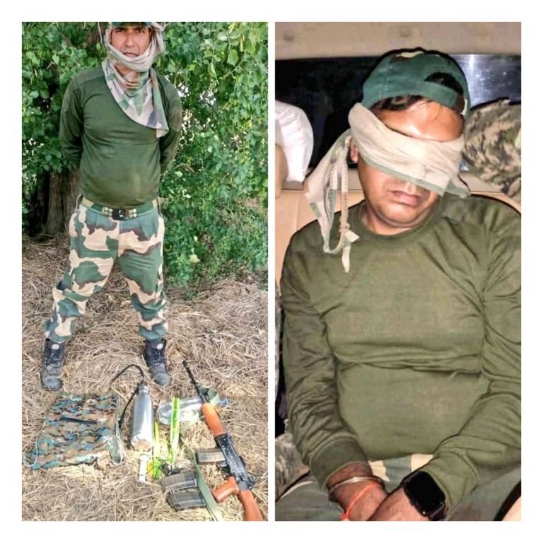 पंजाब24अप्रैल25 के इंडो–पाक बॉर्डर पर पाकिस्तानी रेंजर्स, BSF जवान PK सिंह को पकड़कर अपने साथ ले गए।