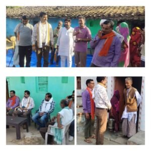 महोबा 26अप्रैल25*एमएलसी जितेंद्र सेंगर ने तिंदुही, पचपहरा गांव में चौपाल लगा सुनी