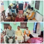 मोतिहारी27अप्रैल25*कटहा के मुखिया अफताब आलम के पुत्री के शादी में बर वधु को आशीर्वाद देने पहुंचे,
