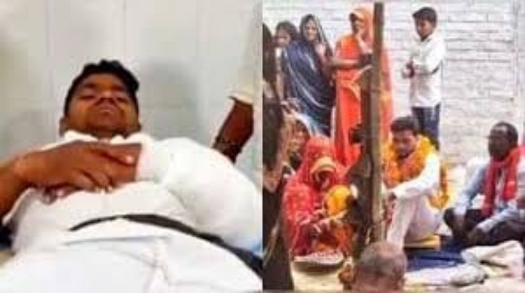 चंदौली28अप्रैल25*"शादी में पनीर न मिलने पर सिरफिरे ने बारातियों पर चढ़ाई बस,