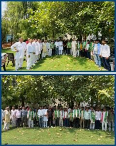 मथुरा 29 अप्रैल 25 मुस्लिम भाइयों को रालोद विधायक योगेश नौहवार जी के नेतृत्व में सदस्यता ग्रहण कराई ,,