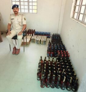 पूर्णिया बिहार 01मई25*अभियुक्त की निशानदेही पर 238.155 लीटर विदेशी शराब बरामद
