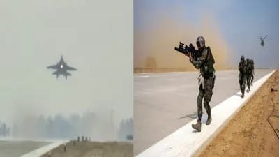 नई दिल्ली03मई25राफेल की दहाड़ से कांपा पाकिस्तान,रात के अंधेरे में सुखोई, जगुआर और मिराज ने गंगा एक्सप्रेस-वे पर की लैंडिंग*