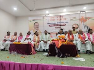 मथुरा03मई25एक राष्ट्र, एक चुनाव' लोकतंत्र को स्थायित्व देने वाला कदम: