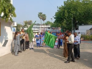 भागलपुर 03मई25जिला स्थापना दिवस के अवसर पर निकाली गई प्रभात फेरी*