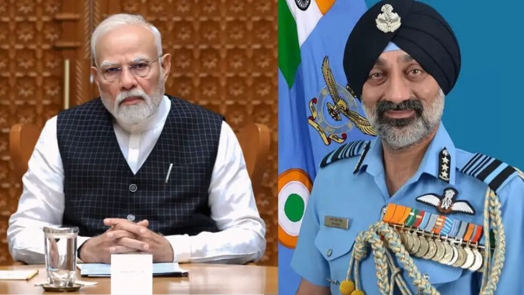 नई दिल्ली04मई25: भारतीय वायुसेना चीफ एयर मार्शल अमर प्रीत सिंह ने PM मोदी से की मुलाकात..!*