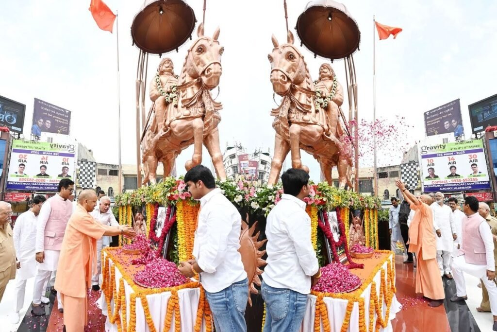 लखनऊ09मई25*हुसैनगंज चौराहे का नाम अब महाराणा प्रताप चौराहा* लखनऊ09मई25*हुसैनगंज चौराहे का नाम अब महाराणा प्रताप चौराहा*