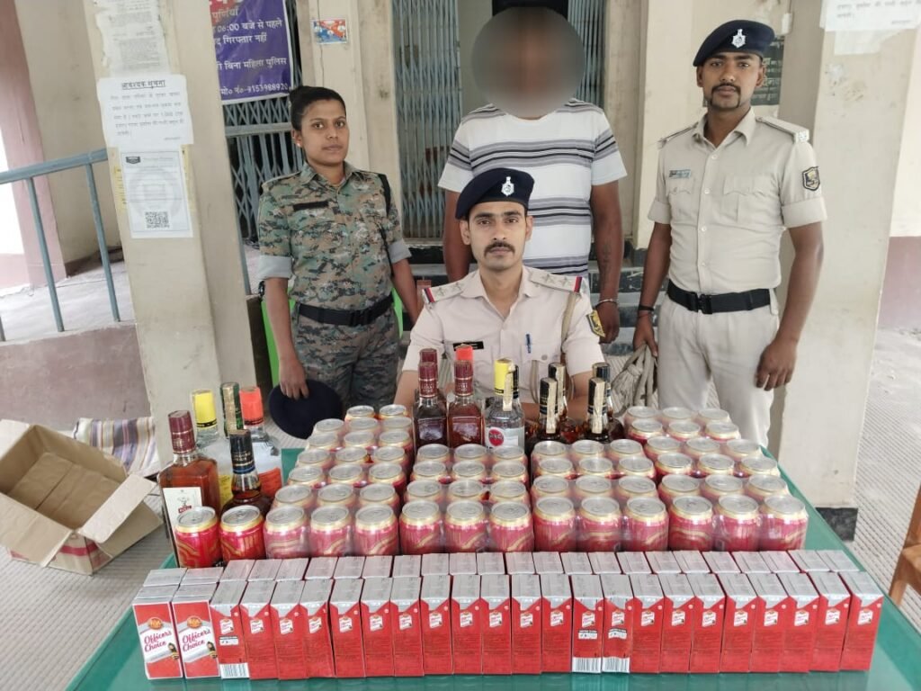 पूर्णिया बिहार 12 मई25"विदेशी शराब के विरुद्ध पूर्णिया पुलिस की कार्रवाई,51.890 लीटर विदेशी शराब के साथ एक अभियुक्त गिरफ्तार।