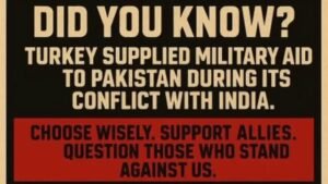 *नई दिल्ली14मई25* तुर्की अब भारत के सामने नाक रगड़ रहा, 'ट्रिप कैंसिल न करने' की अपील कर रहा..!*