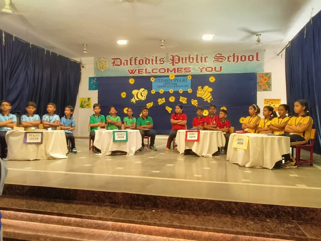 मिर्जापुर:17 मई 25 *इंटर-हाउस स्पेल बी प्रतियोगिता का आयोजन*