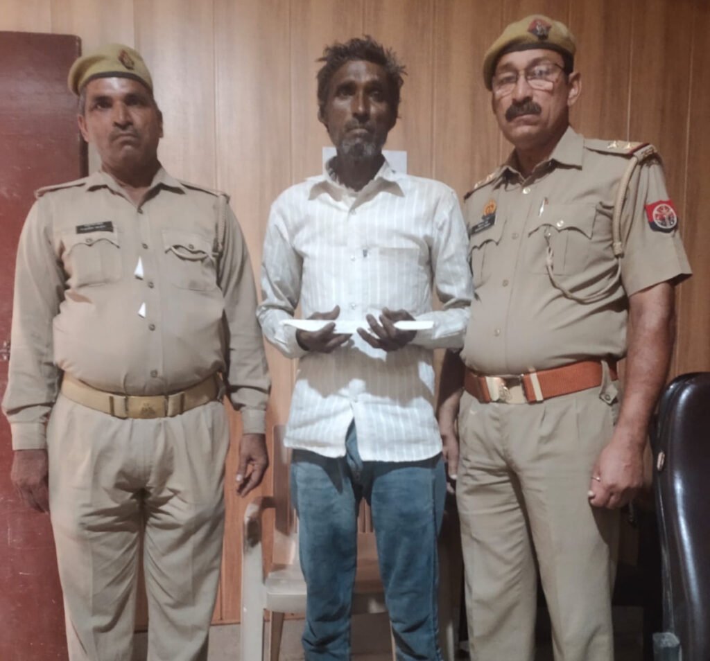 मथुरा 17 मई 25*थाना राया पुलिस ने एक अभियुक्त को किया गिरफ्तार, कब्जे से 01 नाजायज चाकू बरामद