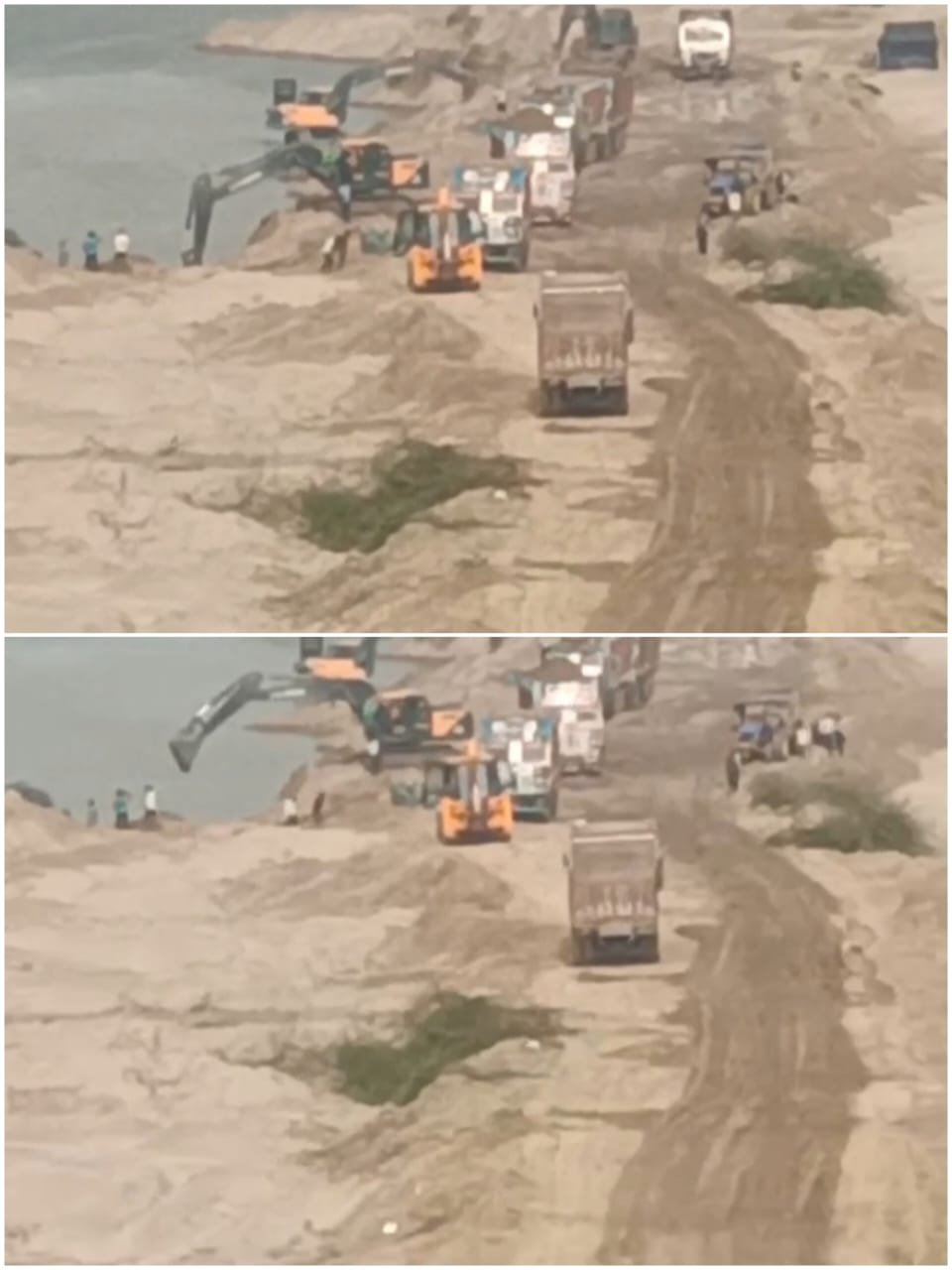 फतेहपुर25मई25* में अवैध खनन पर रोक लगाने में नाकाम प्रशासन*