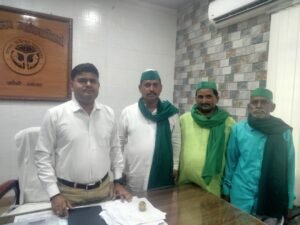 रुदौली26मई25*भारतीय किसान यूनियन औपचारिक मुलाकात जय जवान