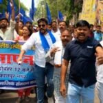 कानपुर नगर02मई25*दलित शोषण एवं बाबा साहब की प्रतिमा तोड़े जाने के विरोध में भीम आर्मी ने ज्ञापन सौंपा।
