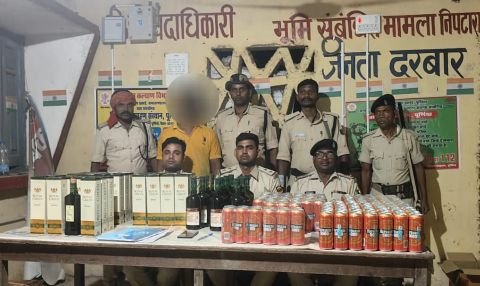 पूर्णिया बिहार 3 मई 25* पुलिस की कार्रवाई। 103 लीटर विदेशी शराब के साथ शराब तस्कर गिरफ्तार। पूर्णिया बिहार 3 मई 25* पुलिस की कार्रवाई। 103 लीटर विदेशी शराब के साथ शराब तस्कर गिरफ्तार।