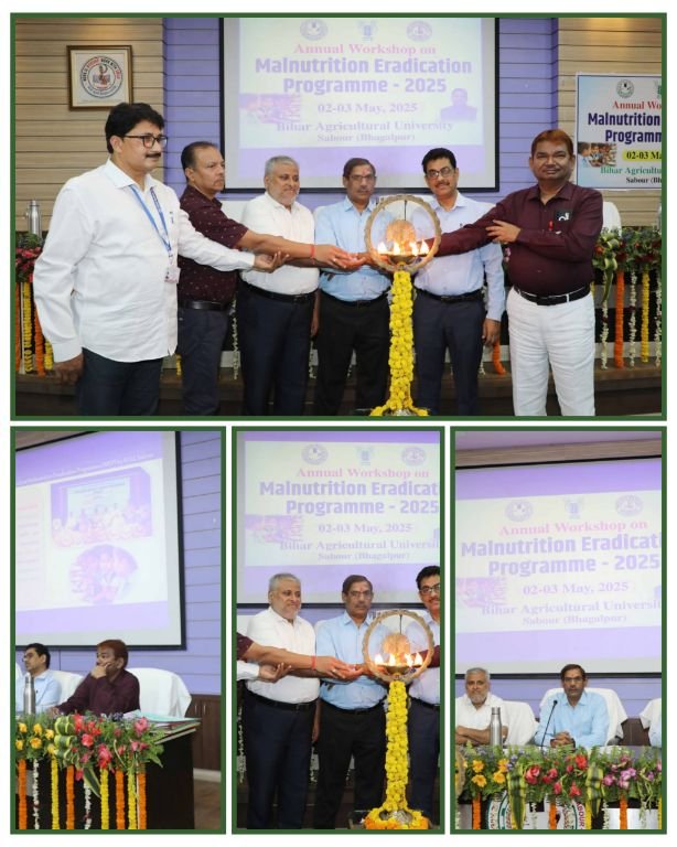 भागलपुर03मई25 कुपोषण उन्मूलन जागरूकता कार्यक्रम के अंतर्गत दो दिवसीय कार्यशाला का आयोजन