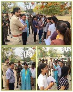 भागलपुर04मई25 नीट (यूजी) परीक्षा केन्द्रों पर डीएम व एस एस पी ने किया निरीक्षण*