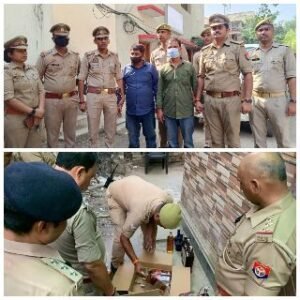 बनारस04मई25*ऑपरेशन चक्रव्यूह की बड़ी कामयाबी, तमंचा, शराब और गांजा के साथ दो इनामी अपराधी गिरफ्तार,