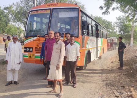 कानपुर देहात04मई25*उत्तर प्रदेश परिवहन विभाग ने ग्रामीणों को दी सौगात*,