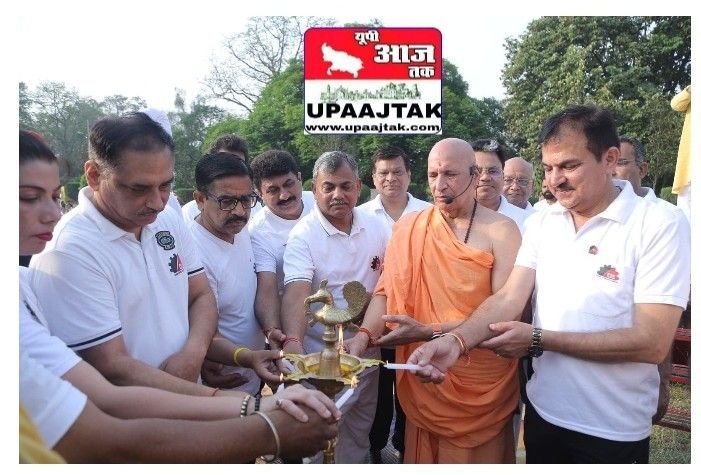 सहारनपुर05मई25विशेष योग शिविर में उमड़ा जनसैलाब, 600 से अधिक लोगों ने किया योगाभ्यास।