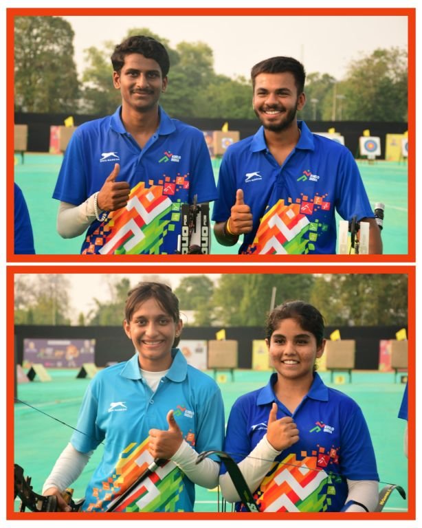 भागलपुर05मई25 खेलो इंडिया यूथ गेम्स 2025 के तहत दूसरे दिन तीरंदाजी प्रतियोगिता संपन्न हुई* भागलपुर05मई25 खेलो इंडिया यूथ गेम्स 2025 के तहत दूसरे दिन तीरंदाजी प्रतियोगिता संपन्न हुई*