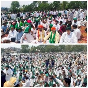 मथुरा 05 मई 2025*भाकियू ने मुजफ्फरनगर में  किसान सम्मान जन आक्रोश रैली निकाल कर प्रदर्शन किया।