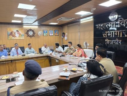 बिजनौर06मई25*दुश्मन के हवाई हमले से बचने के लिए बिजनौर वासी भी रहे तैयार*