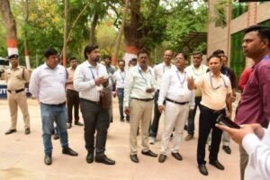 भागलपुर06मई25*जिलाधिकारी ने बैडमिंटन कोर्ट हॉल का किया निरीक्षण*