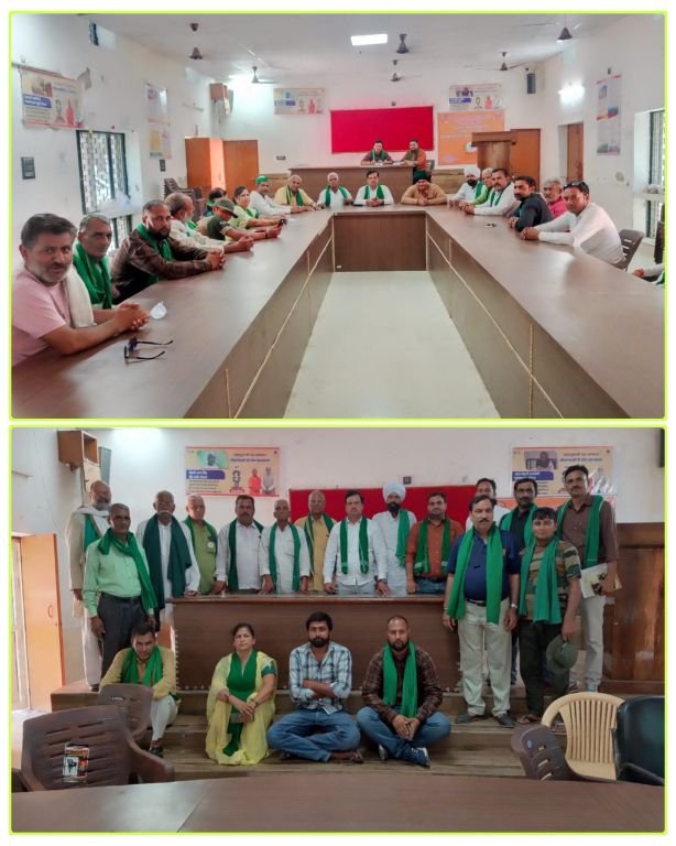 मथुरा*08 मई 25* आज ब्लॉक राय के प्रांगण में राय के पदाधिकारी व कार्यकर्ताओं की हुई मीटिंग