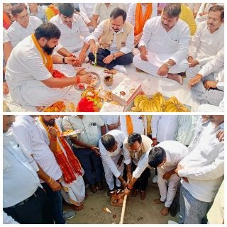 कानपुर नगर09मई25*चौबेपुर बेला मार्ग का चौड़ीकरण एवं सुदृढ़ीकरण के कार्य का हुआ भूमि पूजन। कानपुर नगर09मई25*चौबेपुर बेला मार्ग का चौड़ीकरण एवं सुदृढ़ीकरण के कार्य का हुआ भूमि पूजन।