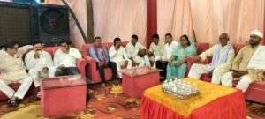 देवरिया08मई2025*महेंद्र यादव जी के वहां मांगलिक कार्यक्रम में शामिल होकर अपनी शुभकामनाएं प्रेषित करते हुए।