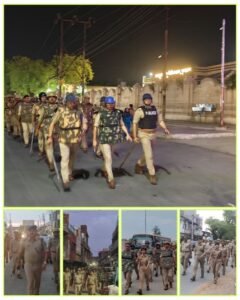 मथुरा 8मई25 ख़ास खबर फ्लैग मार्च*