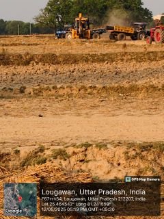 कौशाम्बी12मई25*हिनौता क्षेत्र में जेसीबी मशीन से पूरी रात मिट्टी की होती है खुदाई*