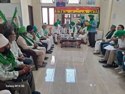 मथुरा 12 मई 2025 को भारतीय किसान यूनियन उत्तराखंड की प्रदेश कार्यकारिणी की मीटिंग प्रदेश कार्यालय देहरादून पर आहूत की गई l