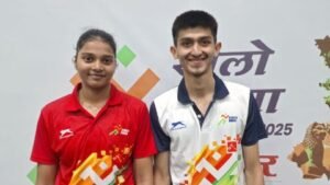 भागलपुर13मई25*खेलो इंडिया यूथ गेम्स 2025: तनु चंद्र और हंस नेगी ने बैडमिंटन में मारी बाज़ी*