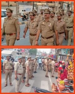 गोरखपुर13मई25*गोरखनाथ पुलिस ने पैदल गश्त कर परखा सुरक्षा व्यवस्था*