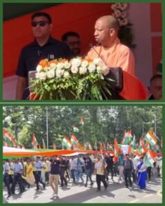 लखनऊ:14मई25* भारत शौर्य तिरंगा यात्रा में सीएम योगी