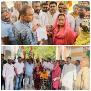 बिजनौर15मई25*कांग्रेसियों का कलेक्ट्रेट पर हंगामा भाजपा के मंत्री विजय शाह की बर्खास्तगी की उठी मांग