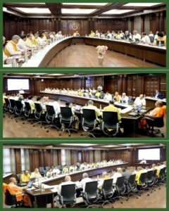 उत्तर प्रदेश 17मई25*के मुख्यमंत्री योगी आदित्यनाथ जी की अध्यक्षता में मंत्रिपरिषद द्वारा निम्नलिखित महत्वपूर्ण निर्णय लिए गए :-